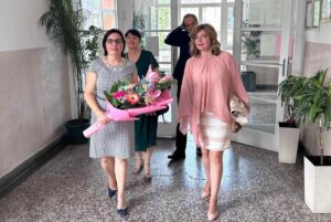 Помоћница Нешовић у Геодетско техничкој школи у Београду